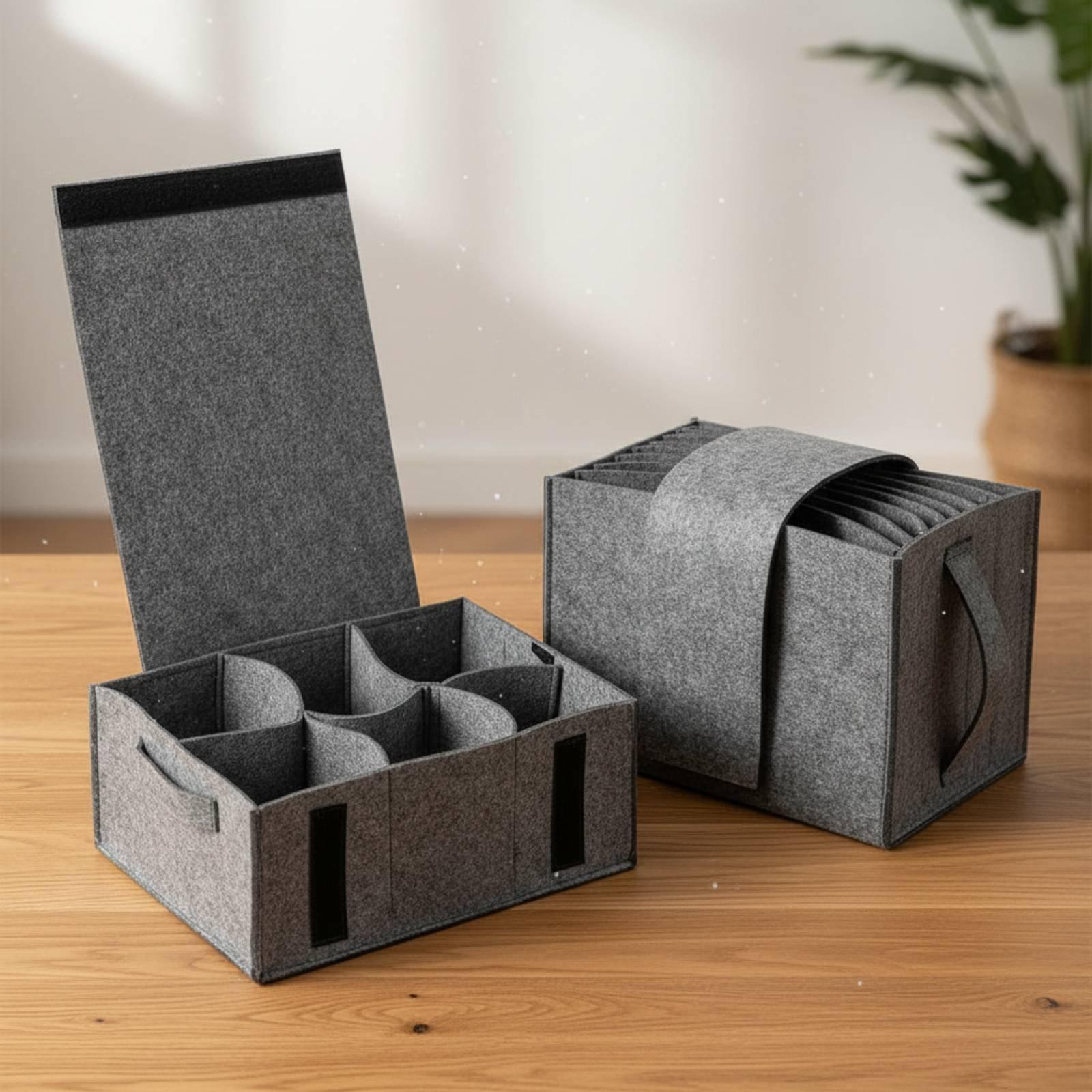 Outdoor Coffee Equipment - Bolsa de Almacenamiento de Fieltro para