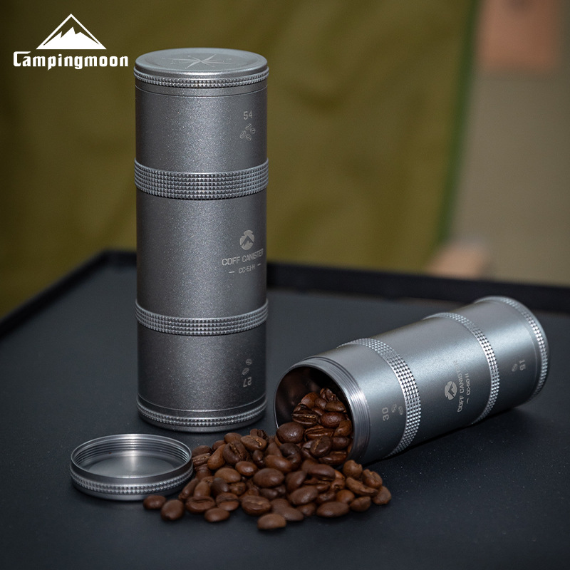 Outdoor Coffee Equipment - CAMPINGMOON, 1 Uds., lata de granos