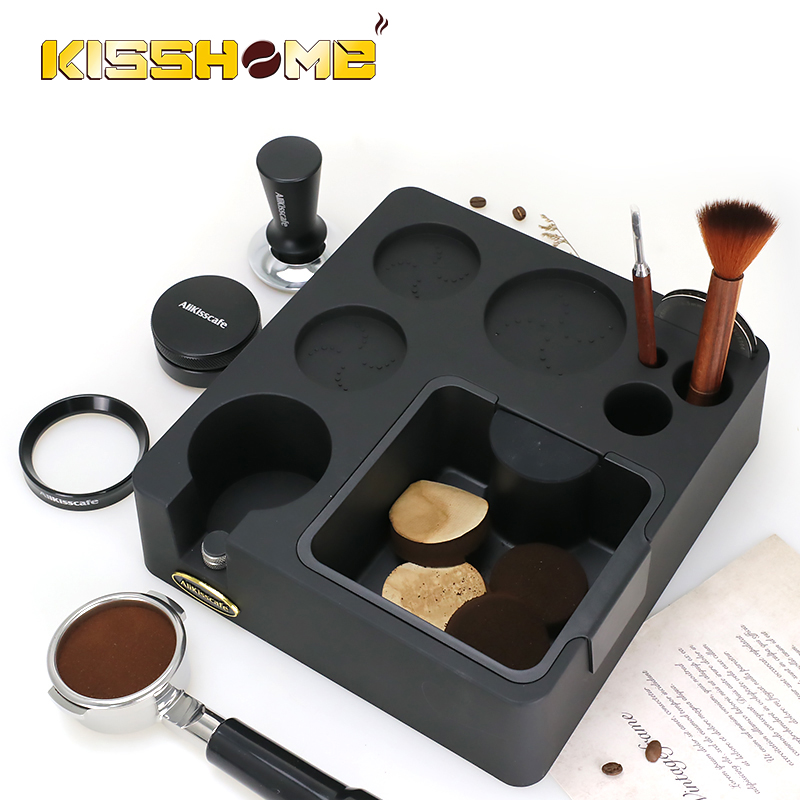 Coffee Knock Box - Estación de compactación de Espresso con