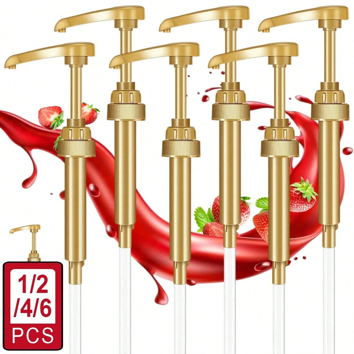1/2/4/6 piezas de bomba dispen - Coffee Extraction Equipment reseña y precio