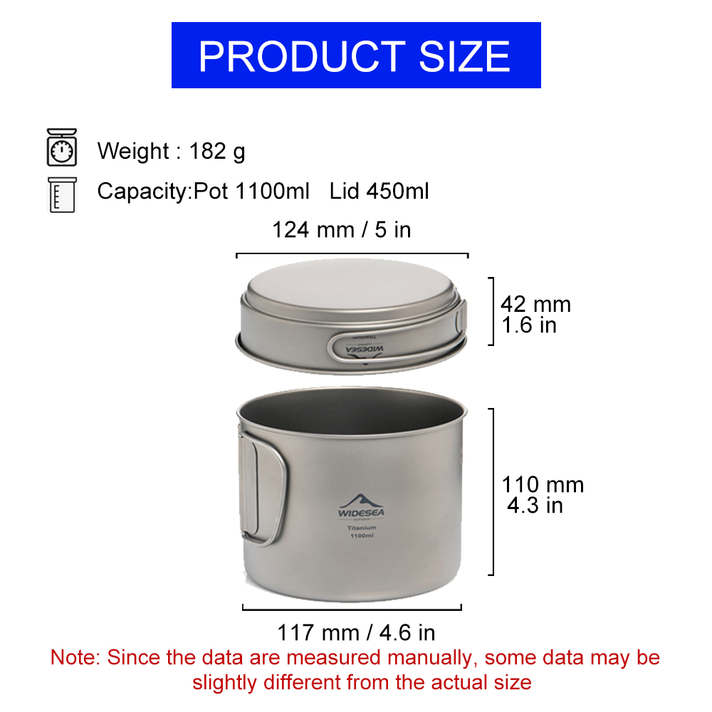 Widesea Olla de camping ultral - Outdoor Coffee Equipment reseña y precio