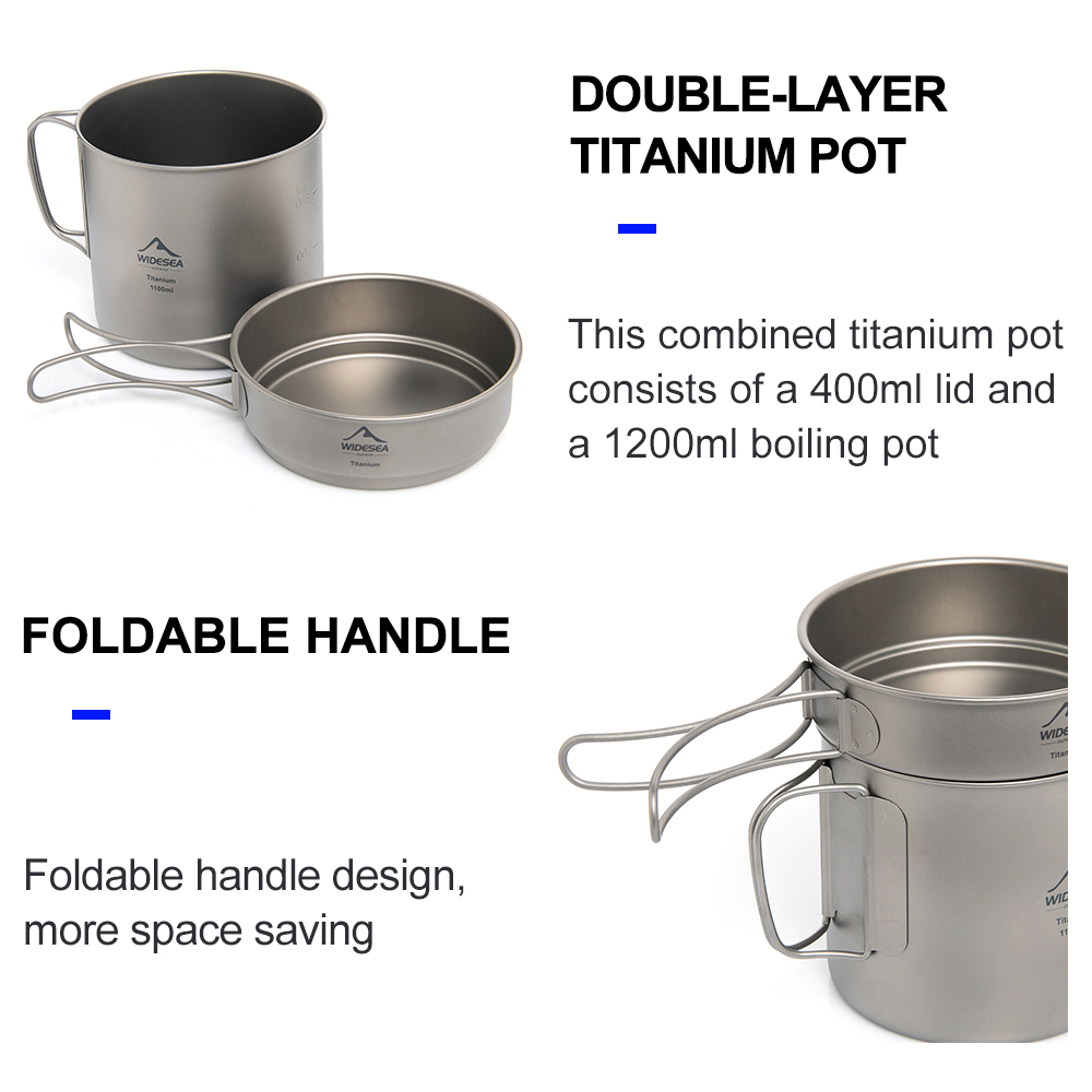 Widesea Olla de camping ultral - Outdoor Coffee Equipment reseña y precio