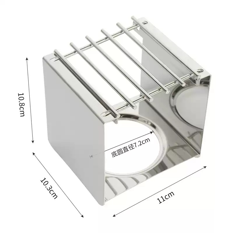 Soporte Cuadrado de Acero Inox - Outdoor Coffee Equipment reseña y precio