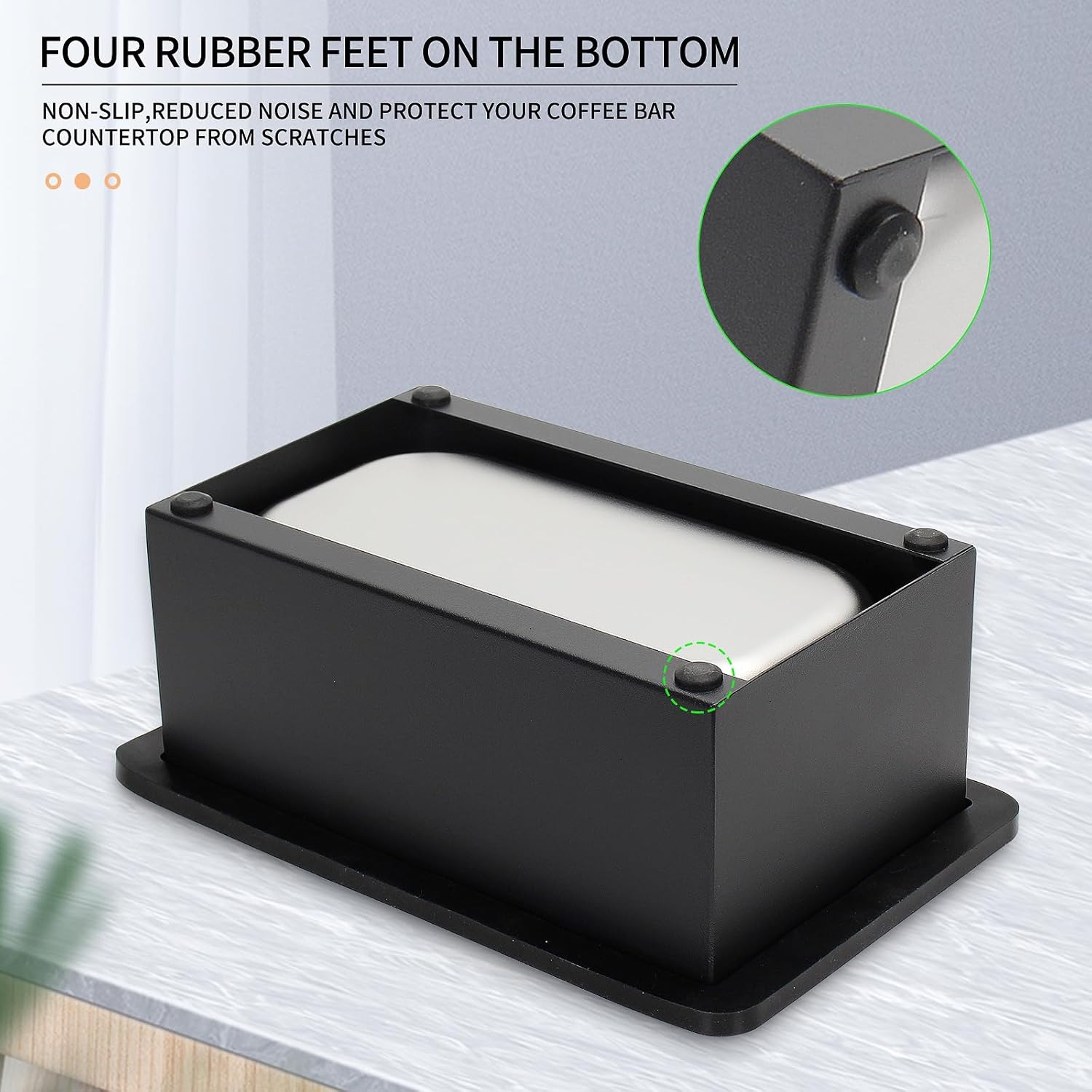 Contenedor de Posos de Café de - Coffee Knock Box reseña y precio
