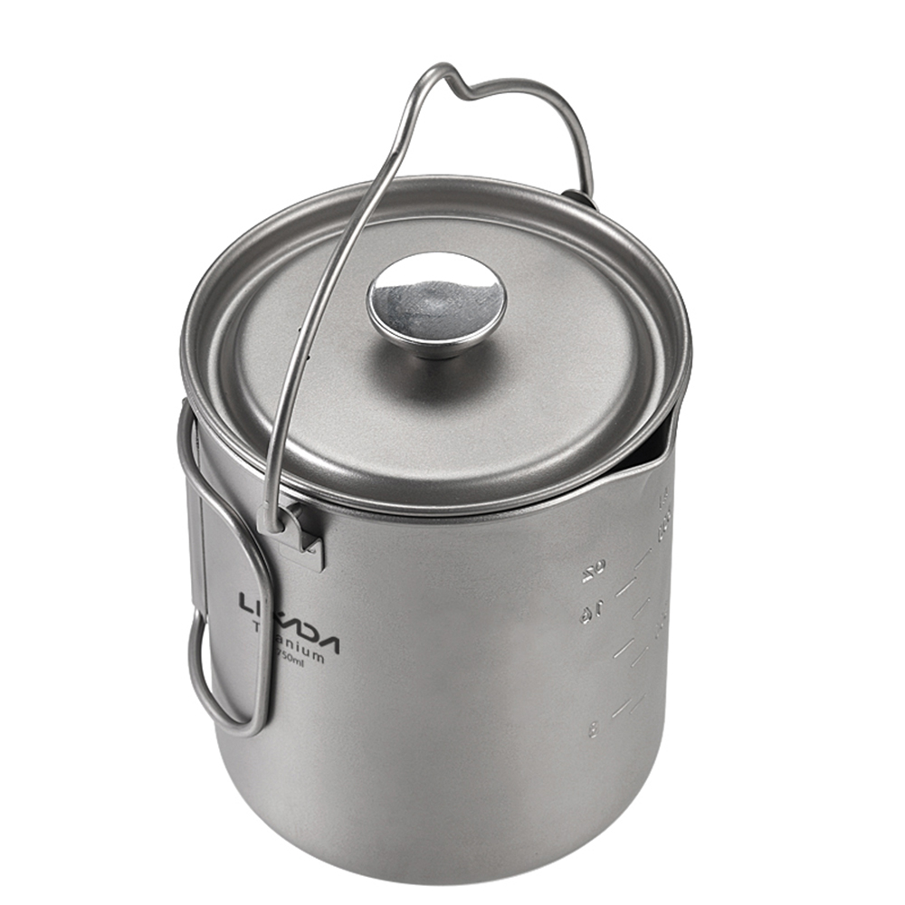 Lixada-taza de café de titanio - Outdoor Coffee Equipment reseña y precio