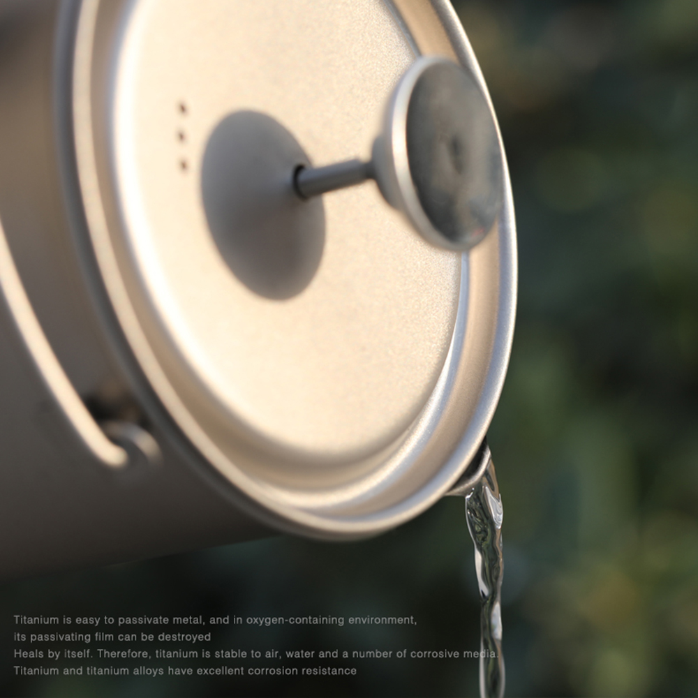 Lixada-taza de café de titanio - Outdoor Coffee Equipment reseña y precio