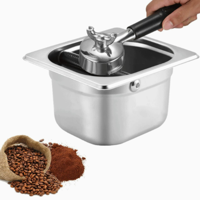 Caja para desechar el café mol - Coffee Knock Box reseña y precio