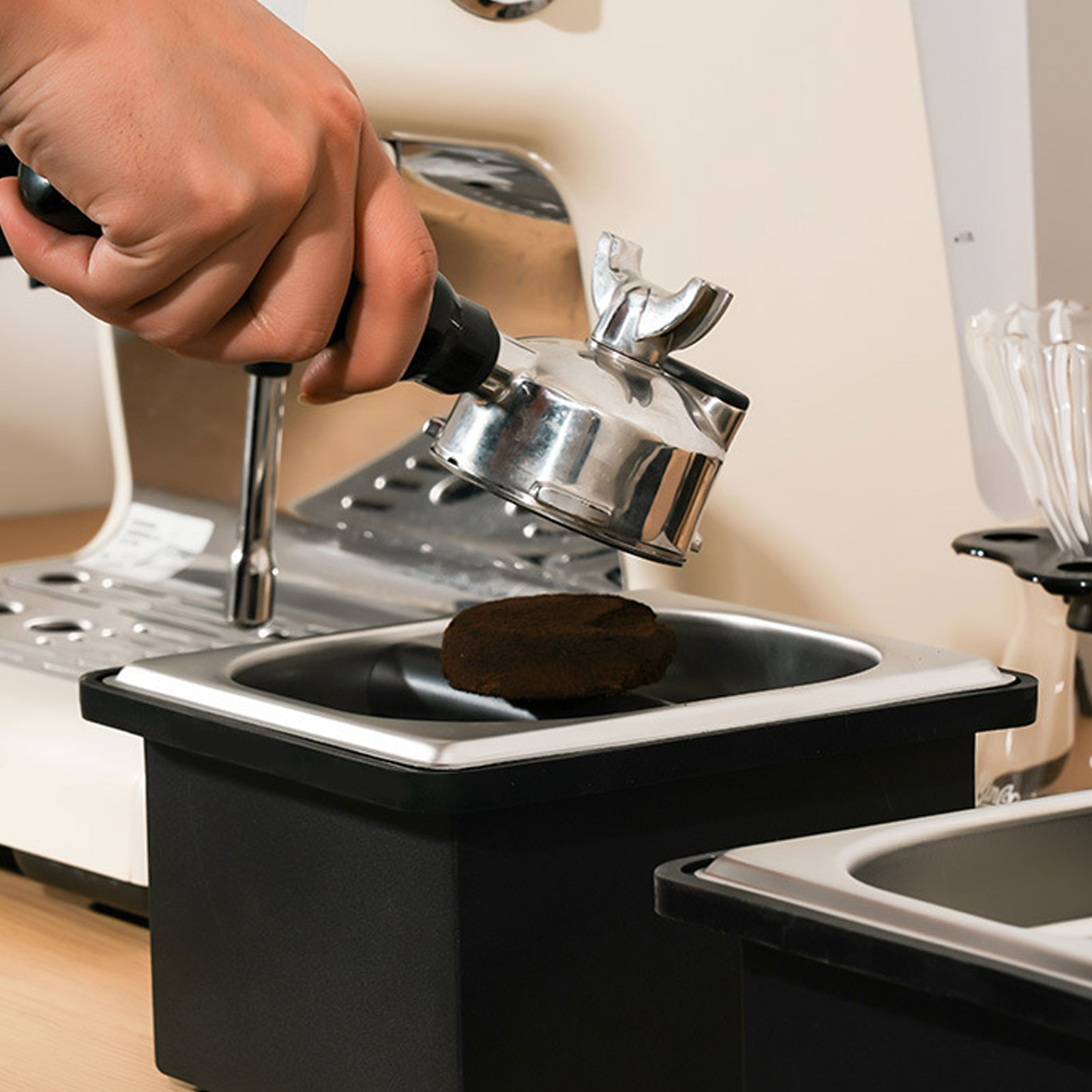 Contenedor de Residuos de Café - Coffee Knock Box reseña y precio