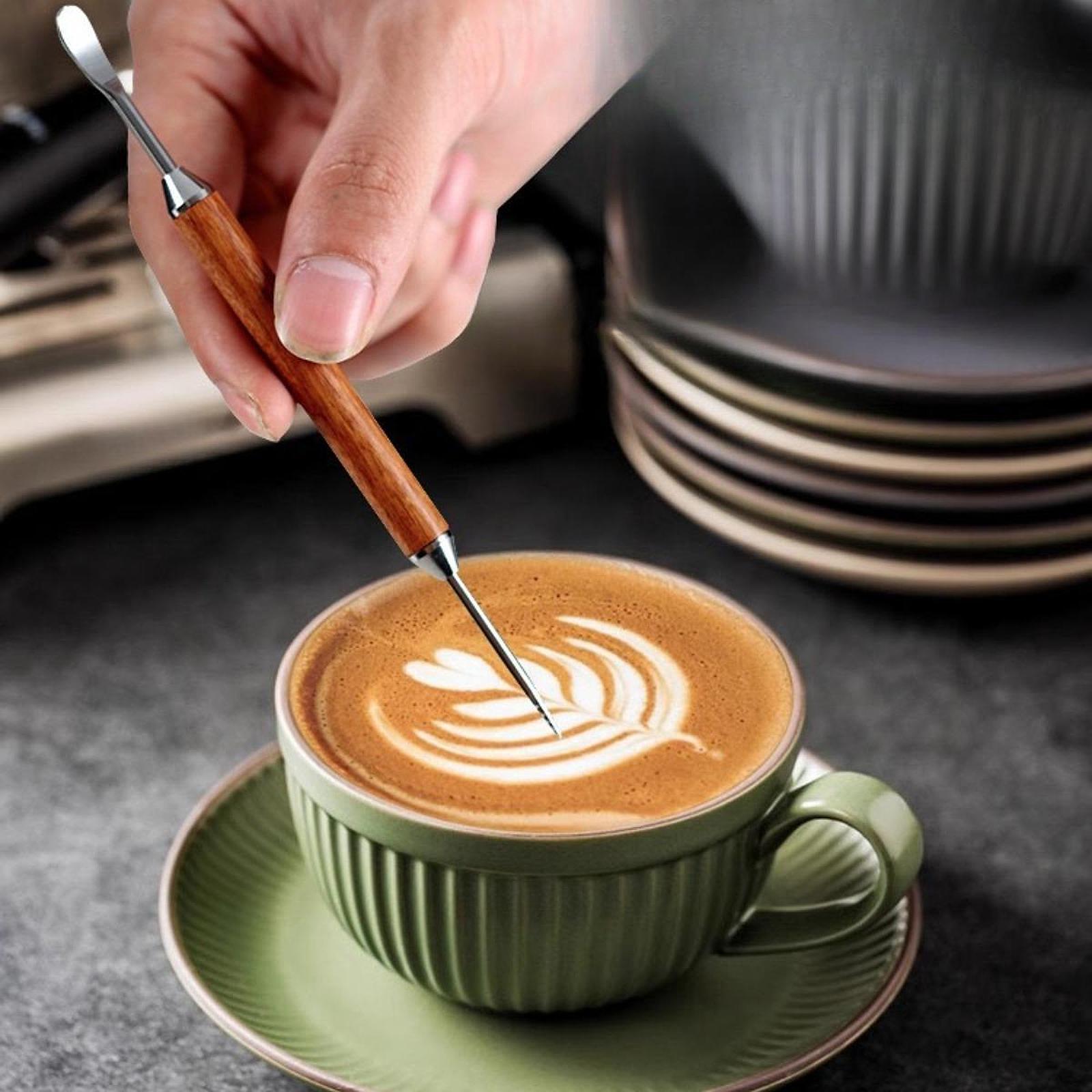 Pluma decorativa para café, pl - Coffee Equipment For Home reseña y precio